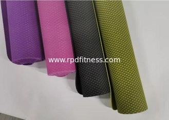 China 100% Environmental Dots Shape Rubber Gym Yoga Mats , Yoga Mat Anti Skid supplier