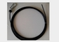 Black Gym Wire Rope , Nylon Coated Steel Cable For Commercial Fitness Clubs supplier