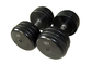 Multi Layer Steel Gym Fitness Dumbbell Black / Silver Color Steel Dumbbell By CR Plating supplier