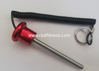 China 37x30x10x100mm Weight Pin For Home Gym By Oxidation Surface Treatment supplier