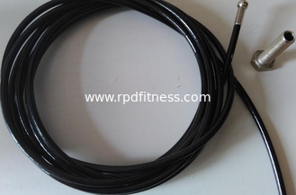 China Plastic Gym Wire Rope 6.50mm Outer Diameter With Bearing Capacity 1500 Kgs supplier