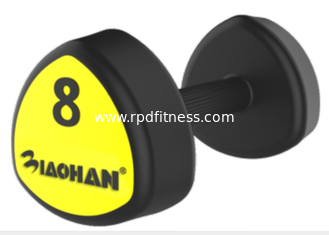 China 2kg - 50kgs Gym Black PU Dumbbells / Gym Workout Accessories Logo Available supplier