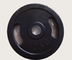 Professional Gym Steel Weight Plates Logo Available Black Color For Gym Clubs supplier